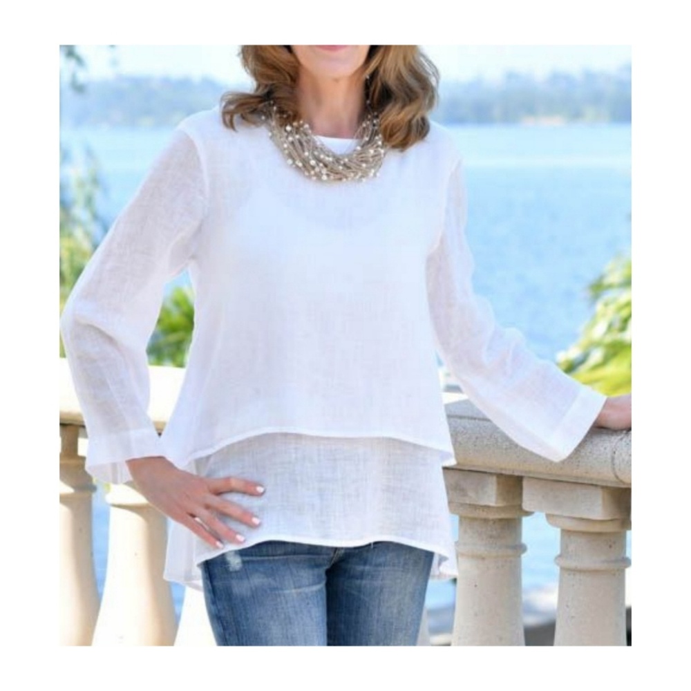 New Audrey Linen Top